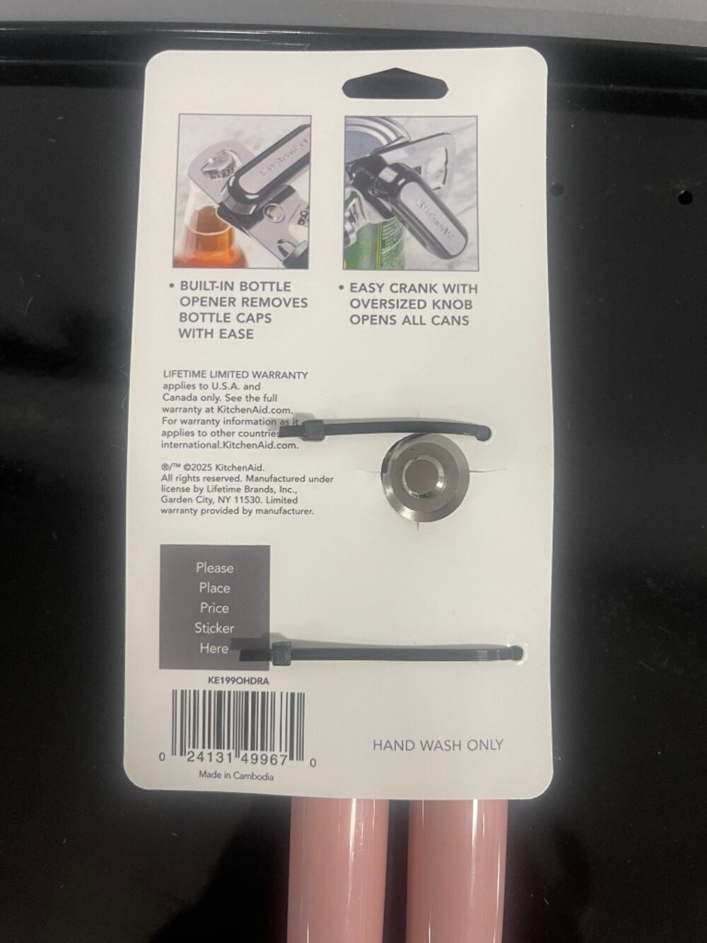 KitchenAid Dry Rose Can Opener Multi Function New - Picture 4 of 5